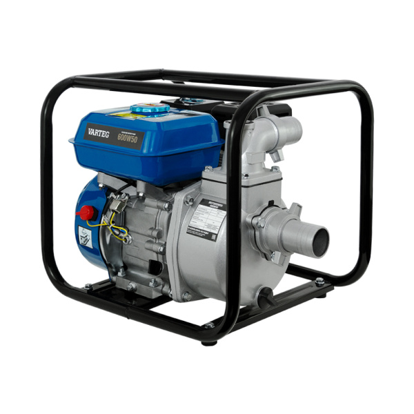 Мотопомпа бензиновая VARTEG 600W50