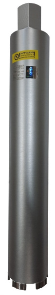 Коронка алмазная 72*450 Hilberg Laser 1 1/4 UNC HD709
